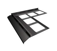 Renoplast® Angle en aluminium 90° pour profilé d'égout K20 Graphite | Finition de terrasses| Sols en résine | Systèmes d'évacuation d'eau Profilé d'angle | Protection anticorrosion Profilés de balcon
