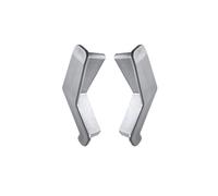 Renoplast® Déflecteur Mural Pour Profilé D'égout D25 Gris | Droite Gauche | Finition de Terrasses| Sols Ventilés Rehaussés | Systèmes D'évacuation D'eau Profilé en équerre | Résistance aux Intempéries