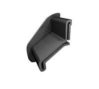 Renoplast® Déflecteur Mural Pour Profilé D'égout K30 Graphite | Droite + Gauche | Finition de Terrasses et Balcons | Sols Carrelés sur Mortier-colle | Systèmes D'évacuation D'eau Profilé en équerre
