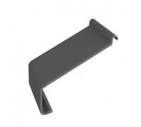 Renoplast® Raccord Pour Profilé D'égout K100 Graphite | Finition de Terrasses et de Balcon | Sols en Résine | Systèmes D'évacuation D'eau Profilé D'angle | Protection Anticorrosion