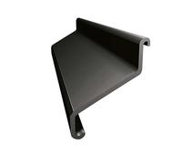 Renoplast® Raccord Pour Profilé D'égout K102 Graphite | Finition de Terrasse| Sols Carrelés sur Mortier-colle| Systèmes D'évacuation D'eau Profilé D'angle Protection Anticorrosion Profilés de Terrasse