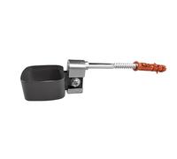 Renoplast® RK65 Collier en aluminium pour tuyau de descente, 12 cm, 45x45 mm Graphite, gouttières, gouttière d'évacuation des eaux de pluie, évacuation des eaux de toit, profilés en tôle pliée