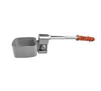 Renoplast® RK65 Collier en aluminium pour tuyau de descente, 12 cm, 45x45 mm Gris, gouttières, gouttière d'évacuation des eaux de pluie, évacuation des eaux de toit, profilés en tôle pliée