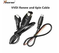 Renouvellement de télécommande Xhorse VVDI2 d'origine et câble 6 broches pour programmeur VVDI MINI KEY TOOL MAX renew and 6pin
