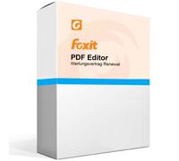 Renouvellement du contrat de maintenance Foxit PDF Editor