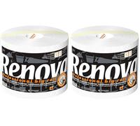 Renova Bobine Papier Multiusage Professional Big roll, très résistant et 100% recyclé, 2 plis, 1 rouleau (Lot de 2)