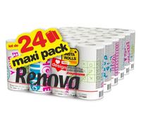 Renova Design décoré "Instagrammable" Essuie-tout 2 plis, 24 rouleaux