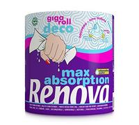 Renova Essuie-tout Giga Roll Deco – 180 feuilles – 6 rouleaux