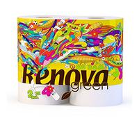 Renova Lot de 2 rouleaux de papier essuie-tout 100 % fibres recy s