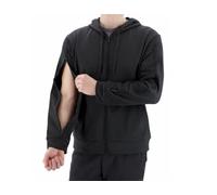 RENOVA MEDICAL WEAR Dialysis Access Sweat-Shirt pour Homme et Femme Unisexe Taille, Noir, Large