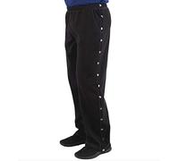 RENOVA MEDICAL WEAR Pantalon Post-Chirurgie Tearaway - Homme - Femme - Taille Mixte, Noir, Taille L