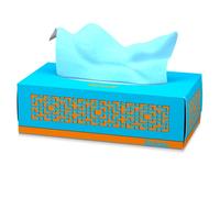 Renova mouchoirs faciales Red Label bleues - 80 mouchoirs