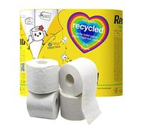 Renova Papier toilette 100% recyclé emballé dans du papier - 4 rouleaux doubles