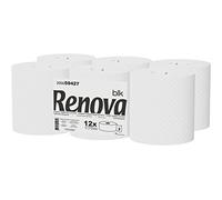 Renova Papier toilette Jumbo BLK | 12 rouleaux de 170 mètres | Papier blanc 2 couches