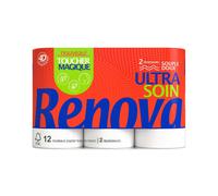 RENOVA Papier Toilette Magique Long Fort Doux 12 Rouleaux