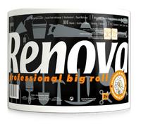 Renova Professional Big Roll, Papier Hygiénique Noir, Grand Format, Rouleau de Luxe, 2 Plis