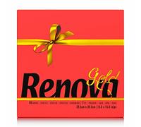 Renova serviettes de papier gold rouge - 40 serviettes