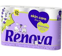 Renova Skin Care Lot de 12 rouleaux de papier toilette parfumé 3 couches