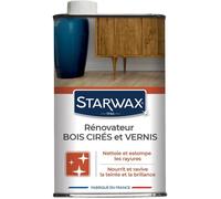 Rénovateur bois cirés et vernis pour mobilier intérieur -Nettoie,estompe les rayures et taches-Redonne brillance & Eclat-500ml
