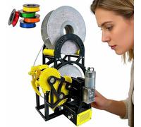 Rénovateur de filament industriel 3D, enrouleur électrique pour imprimante 3D avec rail linéaire en métal, s'enroule soigneusement sans nœuds, design modulaire et enrouleur de bobine de 1 kg, pour les