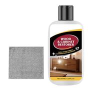 Rénovateur de finition pour bois | 100 ml pour bois foncé | Huile de remplissage pour éviter la décoloration et la brillance - Bouclier UV - Élimine les résidus de saleté, la poussière, les planchers