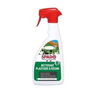 SPADO - Nettoyant meuble de jardin plastique - Nettoie et décrasse - Désincruste la saleté sans rayer - Ravive les supports - 0% Allergène, 0% conservateur, 0% colorant - 500 ML - Fabriqué en France