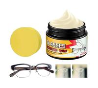 Rénovateur De Rayures Pour Lunettes Pâte Nettoyante Gomme 30g avec Éponge
