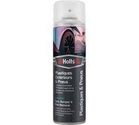 Holts Rénovateur Plastiques Extérieurs et Pneus - Ravive Couleur et Brillance - Finition Showroom Longue Durée - pour Pare-Chocs, Pneus, Joints - Aérosol 500ml