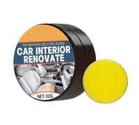 Rénovateur Plastique Intérieur Auto,Crème Restaurateur Tableau de Bord | Crème de Restauration pour Tableau de Bord, Volant, Console Centrale, Accoudoirs et Panneaux de Porte - Sièges en Cuir et Accou