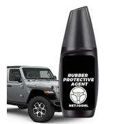 Rénovateur Plastique - Ravive Caoutchouc Et Vinyle, Produit Entretien Facile, Restauration Garniture Auto Sûre, Kit 100ml Nettoyage Intérieur Extérieur, Protection Durable, Solution Détail Voiture