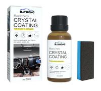 Rénovateur plastique voiture extérieur/intérieur, efface rayures Entretien 30ml (1 set)