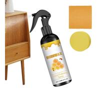 Rénovateur Pour Parquets En Bois - Liquide 120 ml Avec Serviette Et Éponge,Spray Lustrant Meubles Et Parquets | Pour Salle À Manger, Chambre, Entrée, Appartement, Placard, Table, Étagère, Chaises