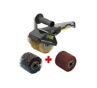 Ponceuse à bande Fartools Rénovateur REX120C brosse lanieres abrasives et fibre synthétique Pour bois