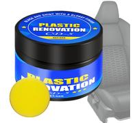 Rénovateur Tableau de Bord Intérieur Véhicule, Éliminateur Rayures Plastique Intérieur, Pâte Nettoyante Longue Durée 50g Réparation Petites Rayures Pièces Métallisées Jantes