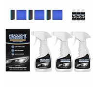 Rénovation de phares Q4, Polissage de phares de voiture, Spray rénovateur de revêtement multifonctionnel, Nettoyant rénovateur de phares, pour tous types de véhicules