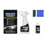 Rénovation de phares Q4, Polissage de phares de voiture, Spray rénovateur de revêtement multifonctionnel, Nettoyant rénovateur de phares, pour tous types de véhicules