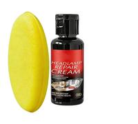 Rénovation Phare,30 g Crème Nettoyante Éclaircissante et Nettoyage en Profondeur | Restaure Phares Voiture Élimine Rayures,pour Voyages en Extérieur, Randonnées,