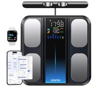 RENPHO Balance Connectée pour la mesure, Pèse-Personne 8 Électrodes | Balance connectée avec IMC, masse grasse, masse musculaire, analyseur de composition corporelle, MorphoScan Base