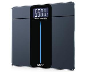 RENPHO Balance Pese Personne 250 kg, Grande Plateforme, LED,33x30cm