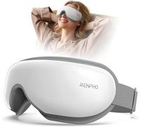 RENPHO Eyeris 1 - Masseur Oculaire avec Chaleur, Chauffant Masseur Masque yeux avec Musique Bluetooth pour les migraines, détend et réduit la fatigue oculaire améliorent le sommeil
