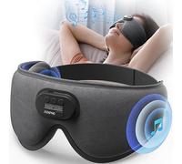 Renpho Casque de Sommeil, Cadeau fete des meres, avec écouteurs Bluetooth V5.2, RENPHO Masque de Sommeil sans fil occultant 3D ultra doux, masque oculaire confortable pour la nuit