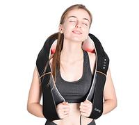 RENPHO Massage Cervicales et Cou, Masseur Cervical, Appareil Massage Dos | avec chauffante, massage profonds, les muscles tendus sont détendus. 3 intensité,utilisation à la maison, au bureau