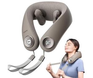 RENPHO Masseur de Cou avec Chaleur, Masseur de Cou Sans fil, Appareil de Massage Shiatsu par Pétrissage 6D, Massage Électrique Portable pour Les Voyages