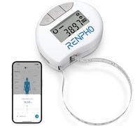 RENPHO Mètre Ruban Rétractable et Connecté avec Application Bluetooth pour Mesure du Corps, Perte de Poids, Gain de Muscle, Remise en Forme et Musculation Pouces et Centimètres