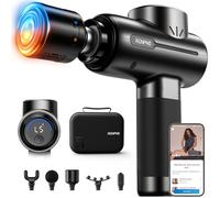 RENPHO Pistolet de massage fonction chaleur et froid, ACTIVE pistolet de massage avec Bluetooth, masseur musculaire avec étui portable, relaxation du massage musculaire complet du corps