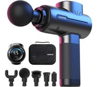 RENPHO Pistolet de Massage Musculaire, Massage Gun Masseur de Muscle Profonds 3200 tr/min, 5 Têtes de Massage Appareil de Massage Ultra Silencieux (Noir)