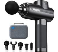 RENPHO Pistolet de Massage Musculaire, Massage Gun 3200 tr/min Appareil de Massage Masseur Musculaire avec Batterie 2500 mAh et Charge USB C, Ultra Silencieux