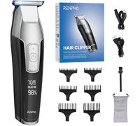 RENPHO Tondeuse Cheveux Hommes Tondeuse Barbe avec Lames Tranchantes Écran à LED Kit de Appareils et Outils de Coiffure avec