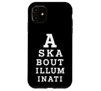 Renseignez-Vous sur Illuminati Eye Test Parody Conspiracy Theory Coque pour iPhone 11