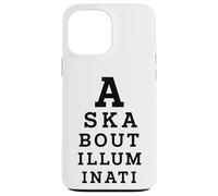 Renseignez-Vous sur Illuminati Eye Test Parody Conspiracy Theory Coque pour iPhone 13 Pro Max
